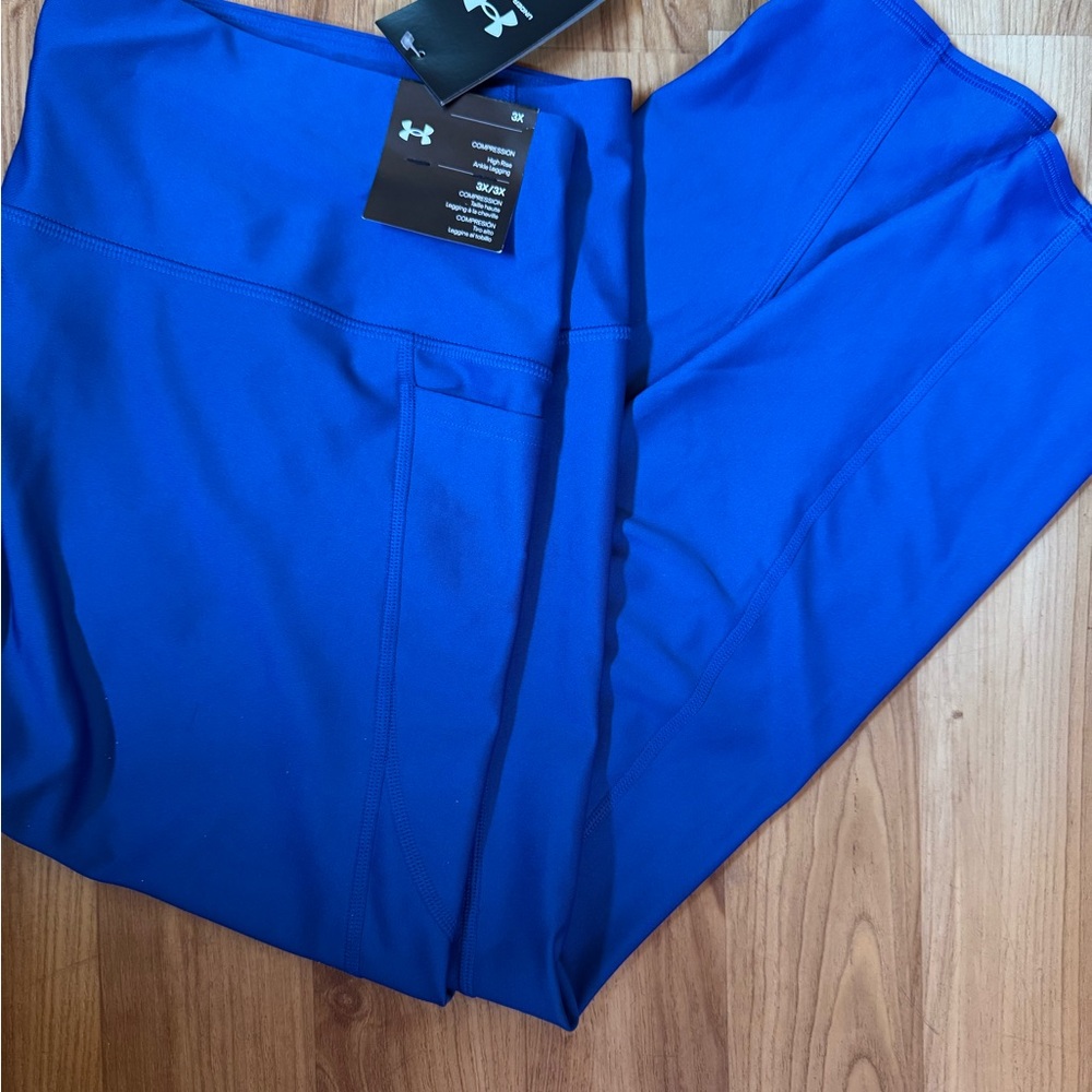 Under Armour High Rise Blue Leggings